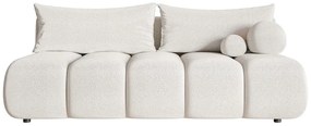 Canapea trei locuri Didier mini  (crem + negru). 1100573