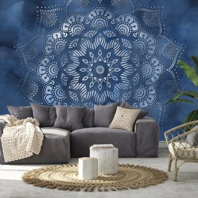 Fototapet - Mandala albastră (147x102 cm)