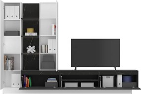 Perete pentru living, alb alpin/san sebastian, MODETA