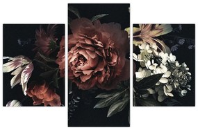 Tablou - Flori întunecate (90x60 cm)