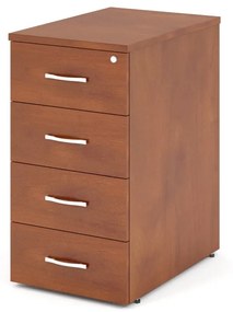 Container Impress 40,6 x 60 cm - 4 sertare (pentru masa Impress 76 cm), nuc inchis