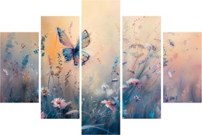 Tablou - Pajiște cu Fluture II (150x105 cm)