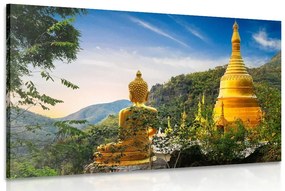Tablou priveliște spre Budha auriu