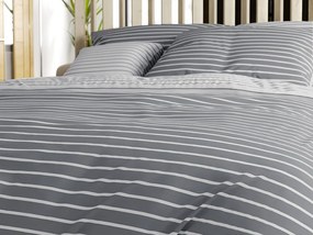 Lenjerie de pat din bumbac Caprivi gri hotelova capsă Dimensiunile lenjeriei: 70x90 cm, 140x200 cm