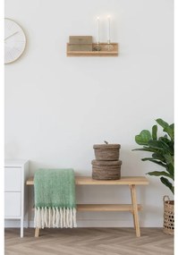 Suport lumânare, sticlă/metal, transparent/verde 2 buc