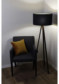 Lampă de podea STANDART 1xE27/60W/230V negru/wenge