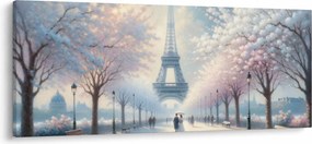 Tablou - Pictură din Paris (120x50 cm)