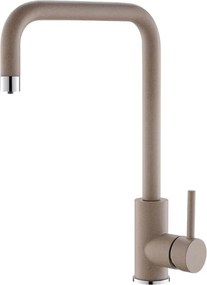 Baterie bucatarie Alveus Dual monocomanda bej mat