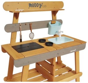 Janod - Bucătărie de exterior din lemn MUDDY LAB