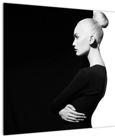 Tablou - O femeie à la yin și yang (90x60 cm)