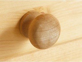 Vitrină în culoare naturală din lemn de pin 95x35 cm Lisa – Støraa