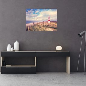 Tablou - Farul roșu (70x50 cm)