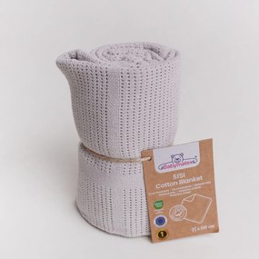 Babymatex Pătură pentru copii Sisi gri deschis, 75 x 100 cm