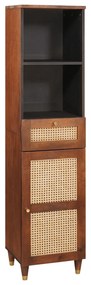 vidaXL Bufet cu sertar cu raft cu depozitare cu ușă Maro 38 x 33.5 x 160 cm