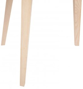 Masuta de cafea rotunda din lemn Addison 50x50x50 cm maro/galben