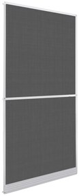 vidaXL Plasă insecte cu balamale pentru uși, alb, 100 x 215 cm