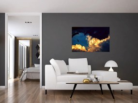 Tablou cu parașutiști în ceruri (90x60 cm)
