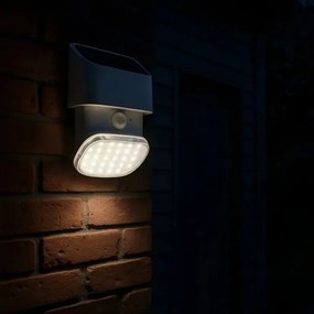 Viking - Aplică de perete solară LED cu senzor LED/1W/3,7V 3000/4000K