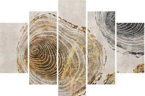 Tablou - Abstract triburi (150x105 cm)