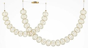 Lustra LED suspendata design decorativ Golden Cage