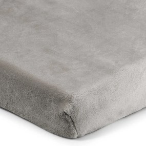 Cearșaf de pat 4Home microflanel, gri, 180 x 200 cm