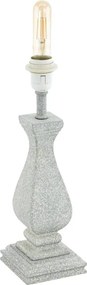 Eglo 33051 - Lampă de masă 1xE27/60W/230V, gri