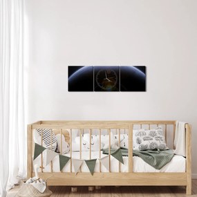 Tablou - Corp cosmic (cu ceas) (90x30 cm)