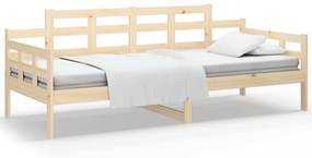 820327 vidaXL Pat de zi, 90x200 cm, lemn masiv de pin