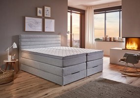 Pat continental BOXSPRING VERNON BX1920 180x200 cm - gri