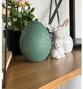 Iepuras din portelan LILY BUNNY 12 cm alb