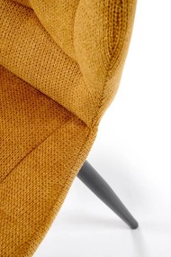 Scaun K548 stofa mustariu H84 cm
