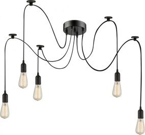 Lustra design Retro cu 5 pendule, MARACANA A110-5 GL