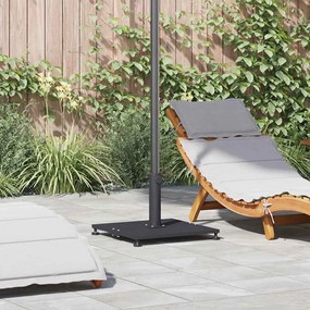 vidaXL Bază pentru umbrelă Gri închis 45 x 45 x 31 cm