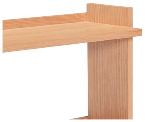 Raft în culoare naturală etajat cu aspect de lemn de stejar 100 cm Forma – Hübsch