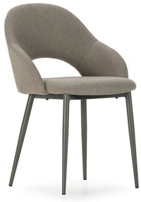 Scaune de dining verzi 2 buc. tapițate Lia – Marckeric