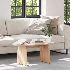 vidaXL Masă de cafea Natural 80 x 40 x 35 cm Lemn de brad solid