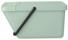 Cos depozitare sau reciclare Brabantia Sort&Go 1006311, 20 L,  22,5x45x28 cm, Stivuibil, Plastic, Verde deschis