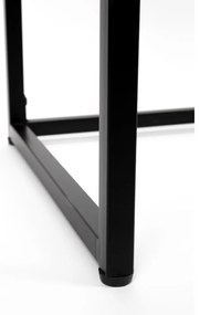Masă consolă neagră 40x120 cm Guuji – White Label