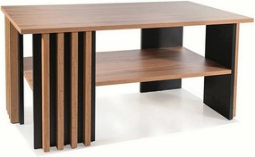 Masuta cafea EVITA, stejar artisan/negru, PAL laminat, 100x60x50 cm