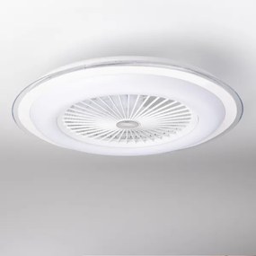 Plafonieră LED dimabilă cu ventilator Brilagi RONDA LED/48W/230V alb + telecomandă