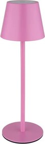 Globo 58488P-LED Lampă de masă VANNIE, reglabilă, cu control tactil, reîncărcabilă, pentru exterior, 3W/5V IP54 1800mAh roz