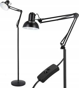 Lampadar 1xE27/40W/230V negru
