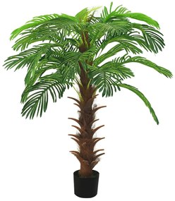 Palmier cycas artificial cu ghiveci, verde, 140 cm 140 cm