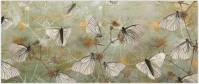 Tablou - Vintege fluturi (120x50 cm)