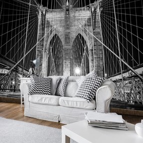 Fototapet - New York City Urban Brooklyn Bridge (254x184 cm)