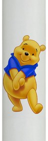 Lumanare Botez Winnie cu vesta albastra 4,5 cm, 50 cm