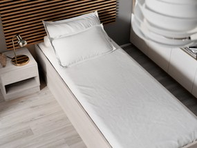 Pat BELLA 90 x 200 cm, stejar trufa Saltea: Saltea Coco Maxi 19 cm, Somiera: fara somiera