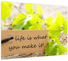 Tablou - Citat (70x50 cm)