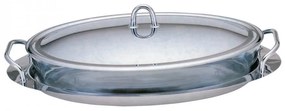 Vas de incalzit oval 2 in 1 (Food Warmer) 3L Black Silver Collection Berlinger Haus BH 1385