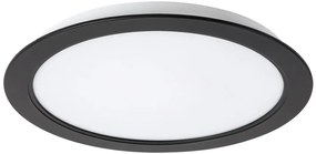 Spot LED incastrabil design modern Shaun negru 22cm
